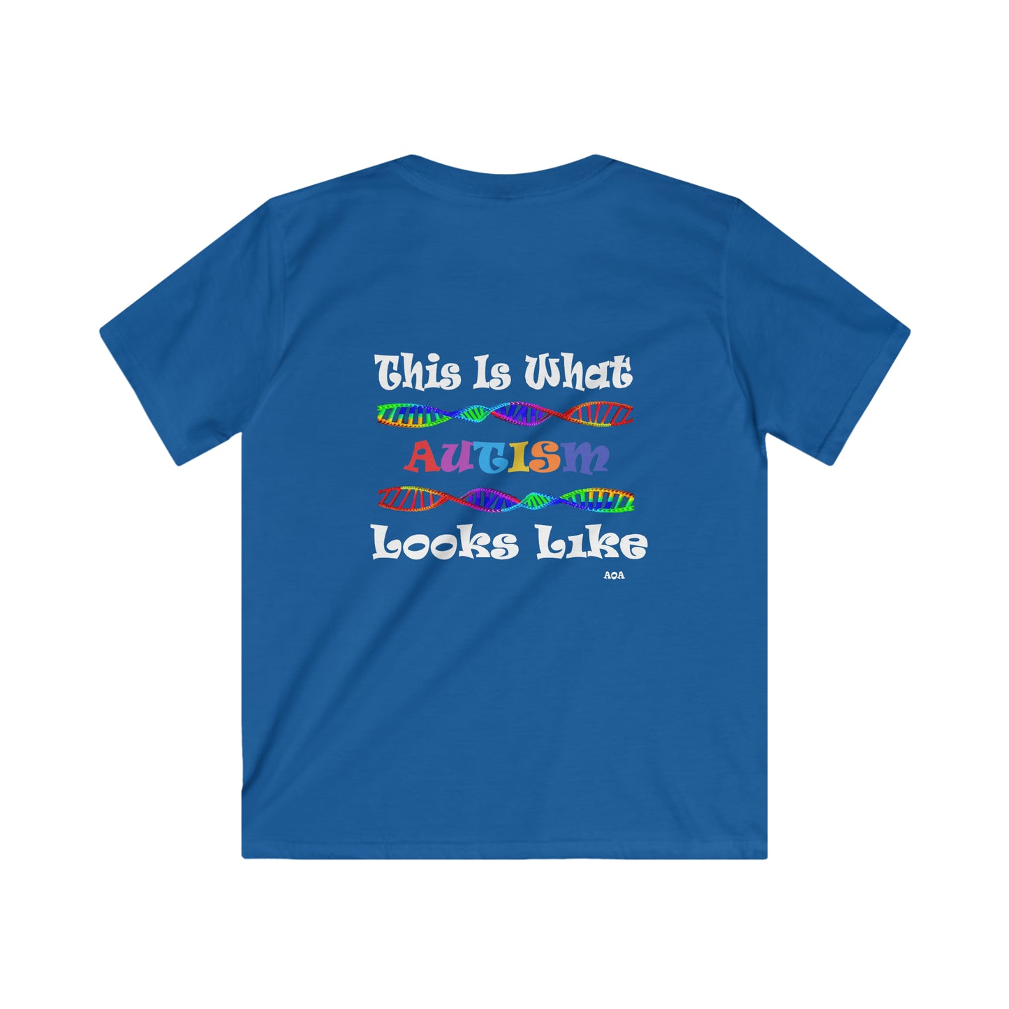 This is What Autism Looks Like - Autism Awareness Kids Softstyle Tee