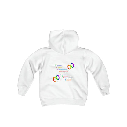 Autism Anagram Youth Heavy Blend Hooded Sweatshirt