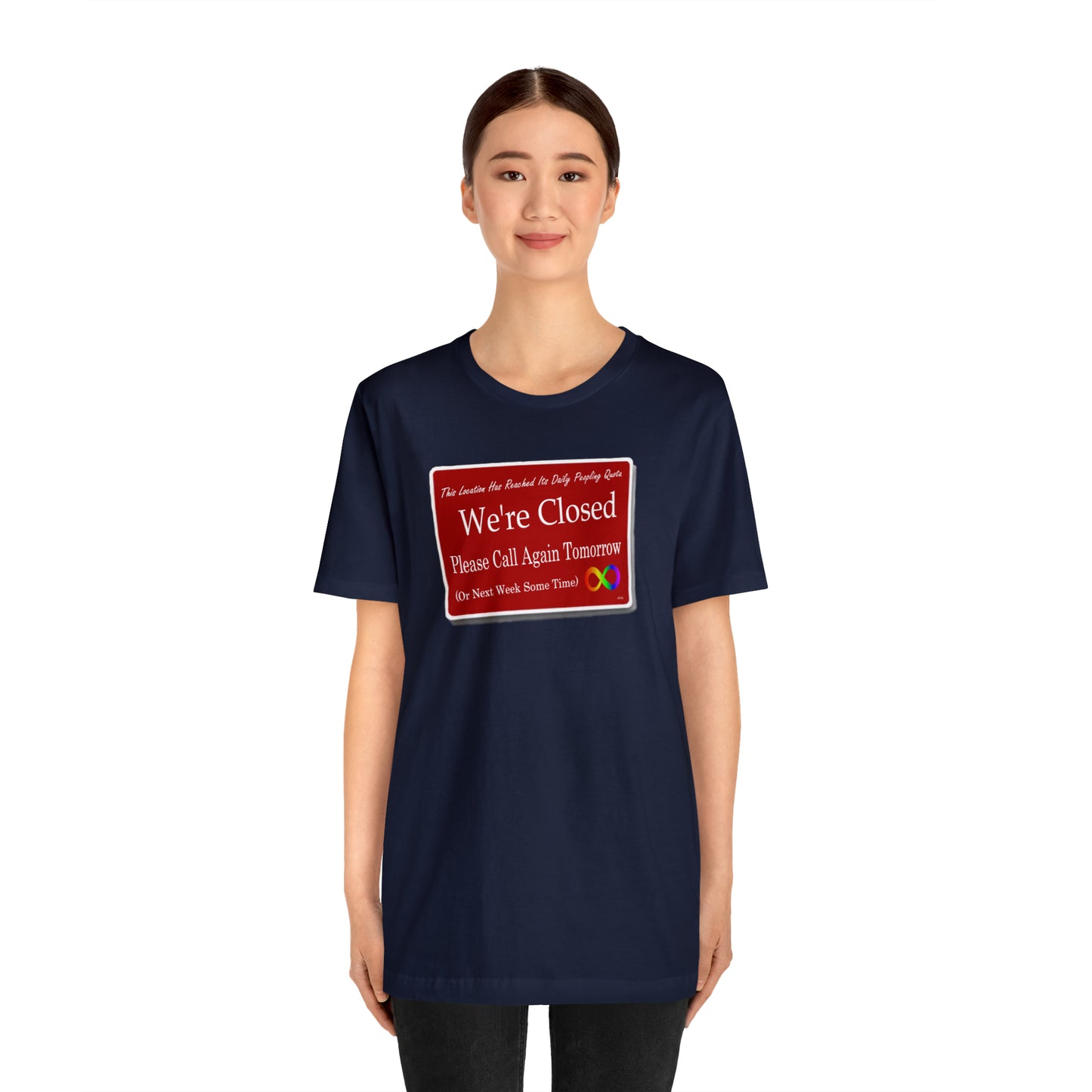 This Location Has Reached Its Peopling Quota Graphic T-Shirt