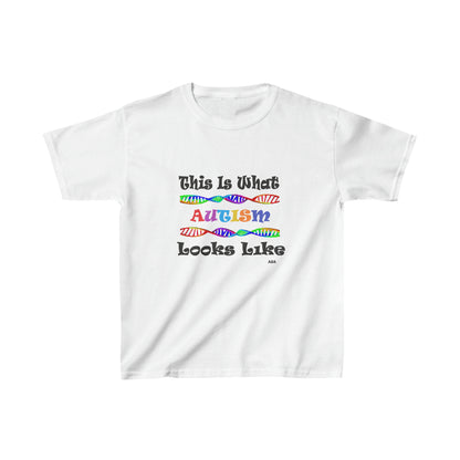 This is What Autism Looks Like - Autism Awareness Kids Heavy Cotton™ Tee