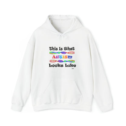 Double Sided - What Autism Looks Like/Million Stories Unisex Heavy Blend™ Hooded Sweatshirt