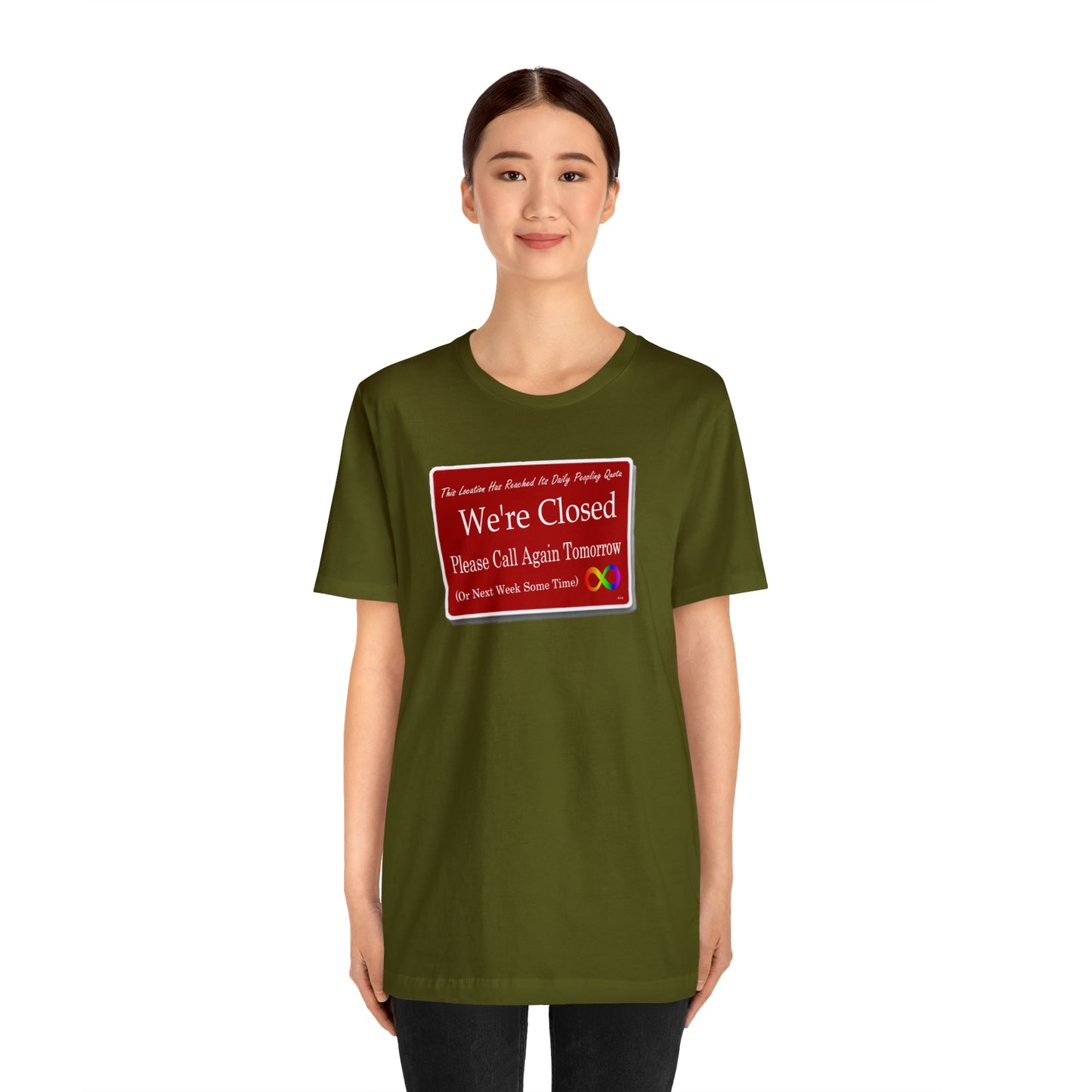 This Location Has Reached Its Peopling Quota Graphic T-Shirt