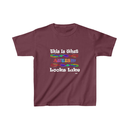 This is What Autism Looks Like - Autism Awareness Kids Heavy Cotton™ Tee