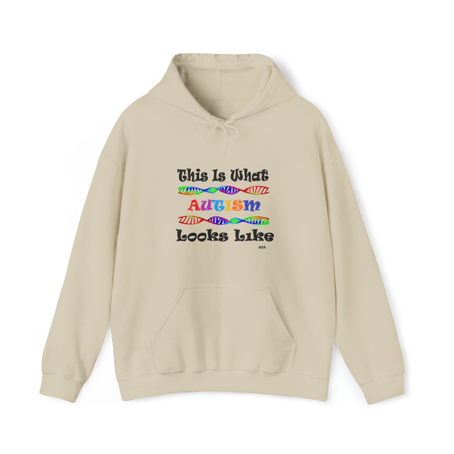 Double Sided - What Autism Looks Like/Million Stories Unisex Heavy Blend™ Hooded Sweatshirt