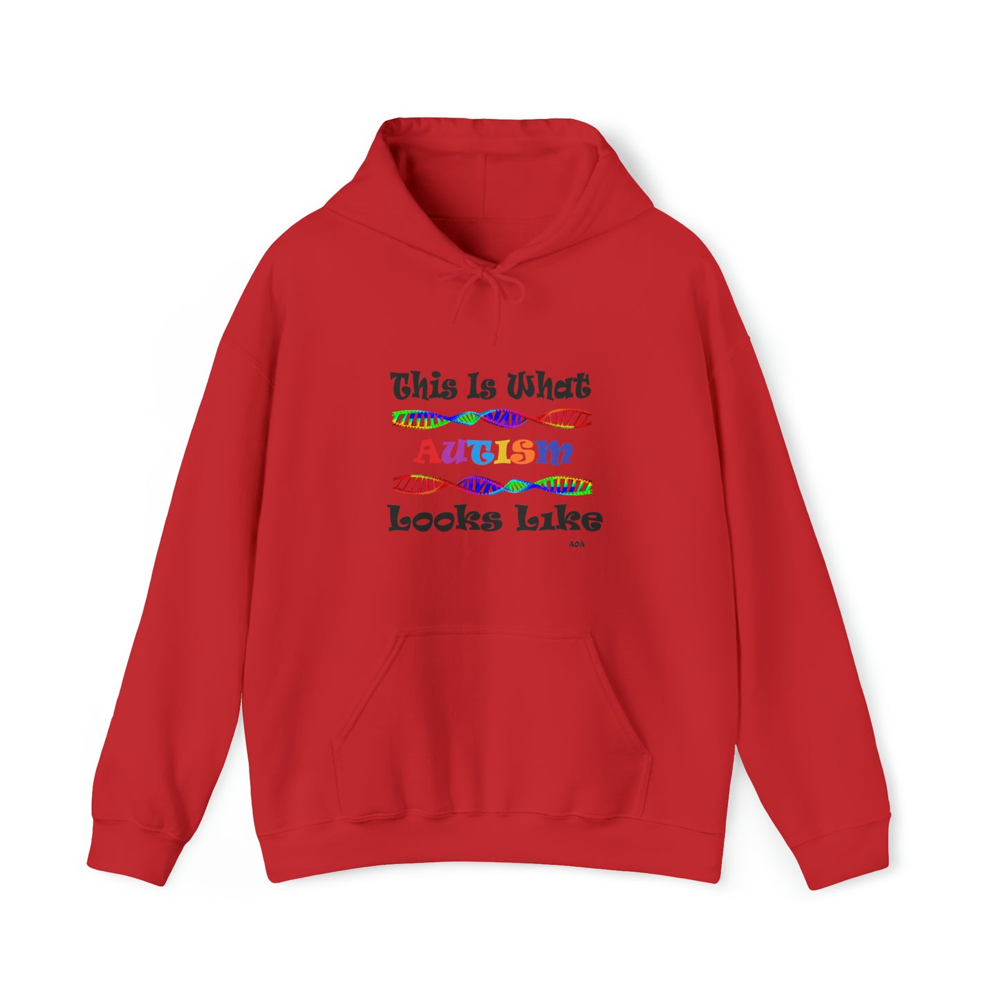 Double Sided - What Autism Looks Like/Million Stories Unisex Heavy Blend™ Hooded Sweatshirt