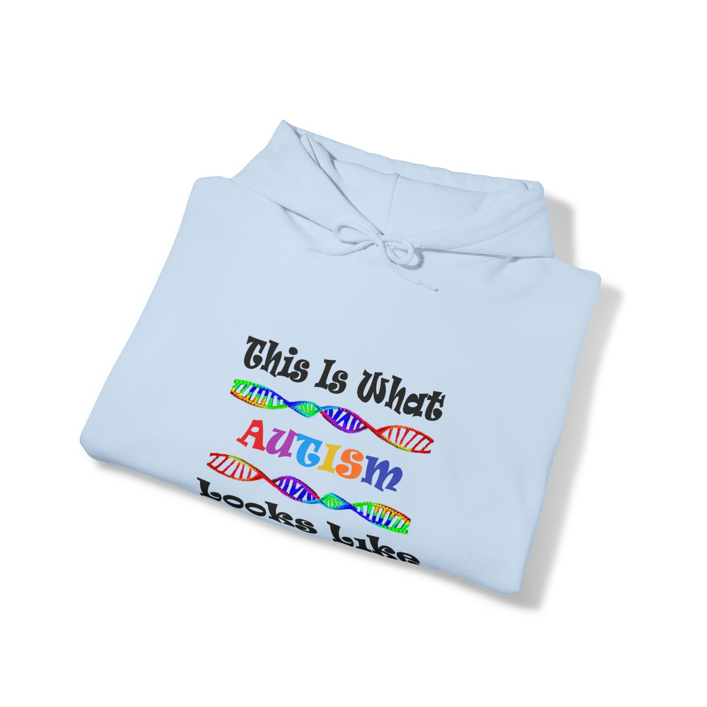 Double Sided - What Autism Looks Like/Million Stories Unisex Heavy Blend™ Hooded Sweatshirt