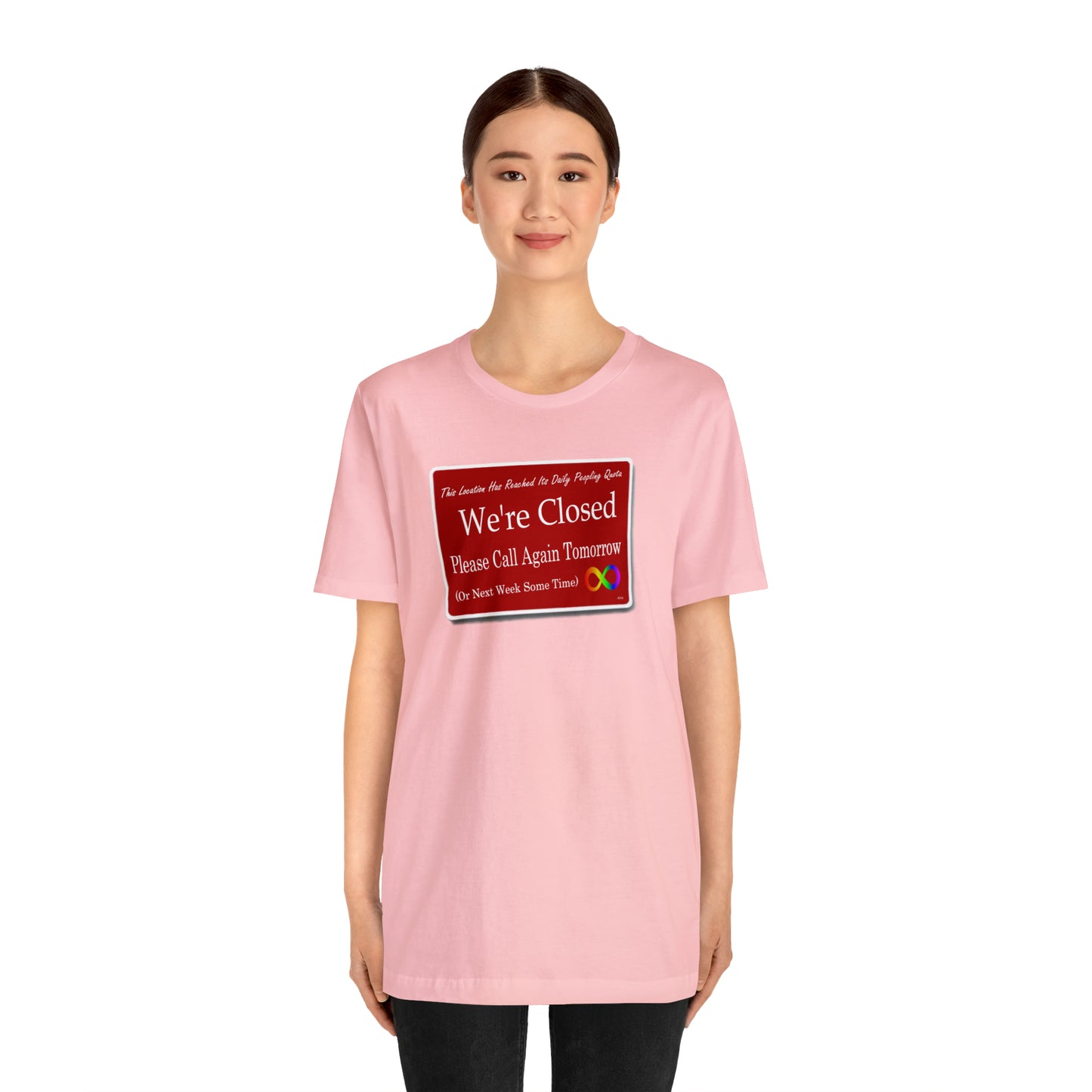 This Location Has Reached Its Peopling Quota Graphic T-Shirt