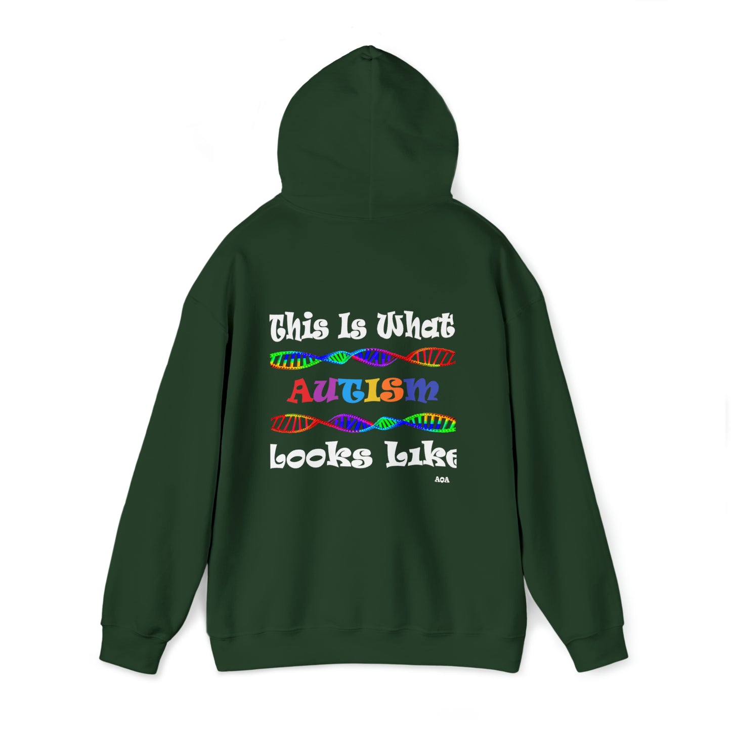 This is What Autism Looks Like Autism Awareness Unisex Heavy Blend™ Hooded Sweatshirt