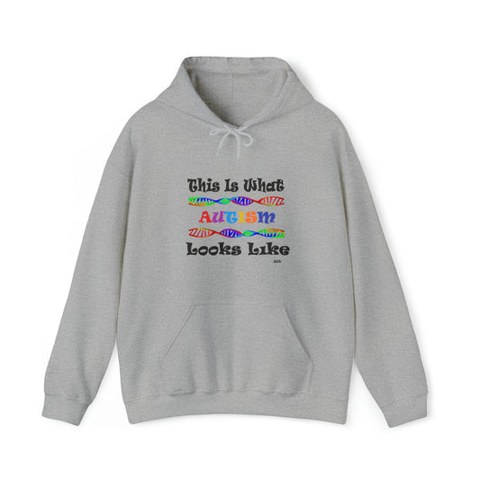 Double Sided - What Autism Looks Like/Million Stories Unisex Heavy Blend™ Hooded Sweatshirt