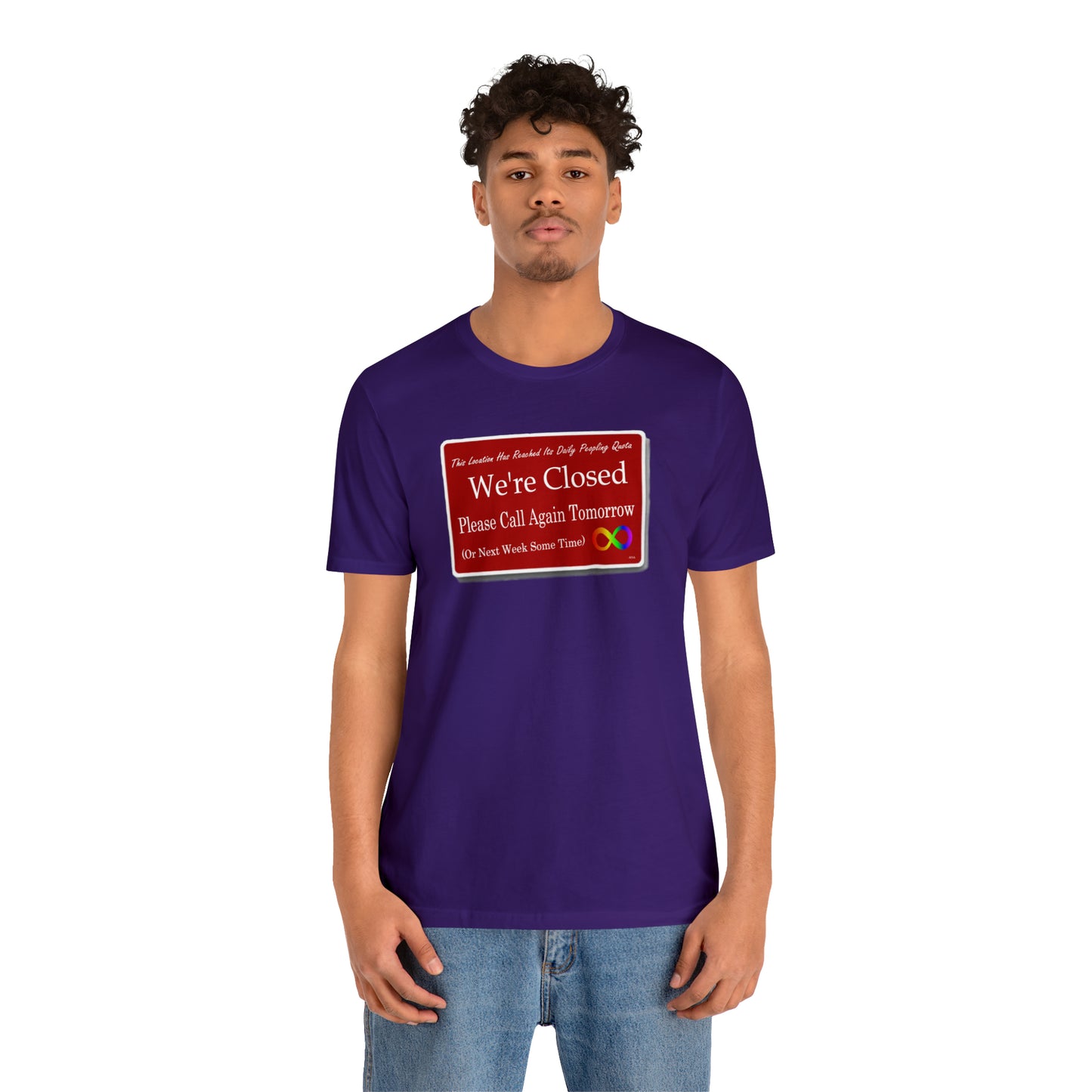 This Location Has Reached Its Peopling Quota Graphic T-Shirt