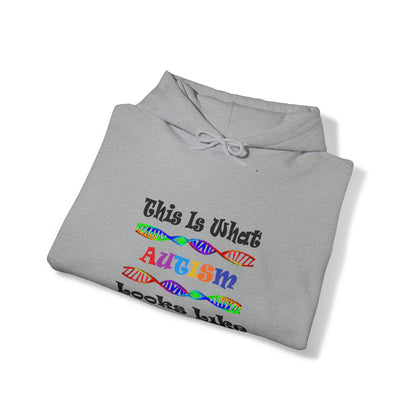 Double Sided - What Autism Looks Like/Million Stories Unisex Heavy Blend™ Hooded Sweatshirt