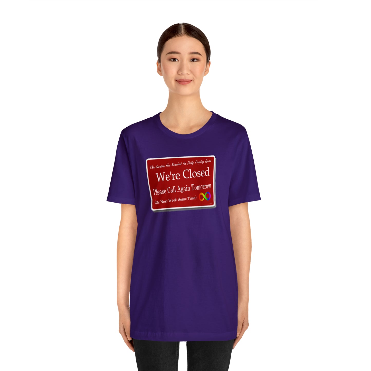 This Location Has Reached Its Peopling Quota Graphic T-Shirt