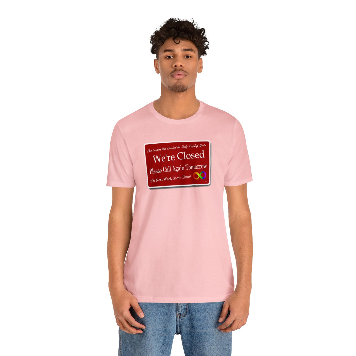 This Location Has Reached Its Peopling Quota Graphic T-Shirt