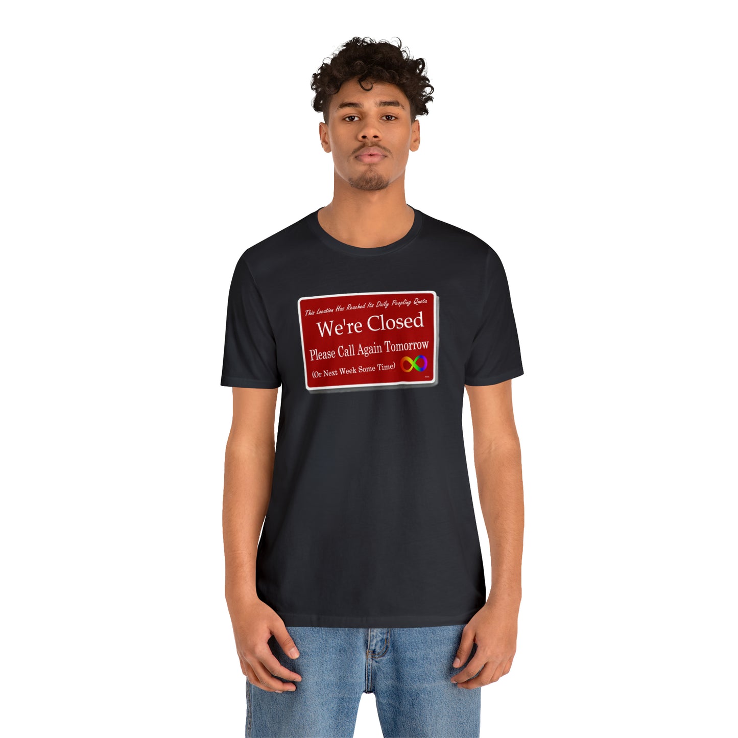 This Location Has Reached Its Peopling Quota Graphic T-Shirt