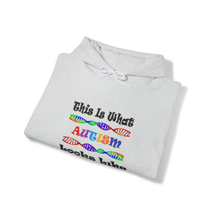 Double Sided - What Autism Looks Like/Million Stories Unisex Heavy Blend™ Hooded Sweatshirt