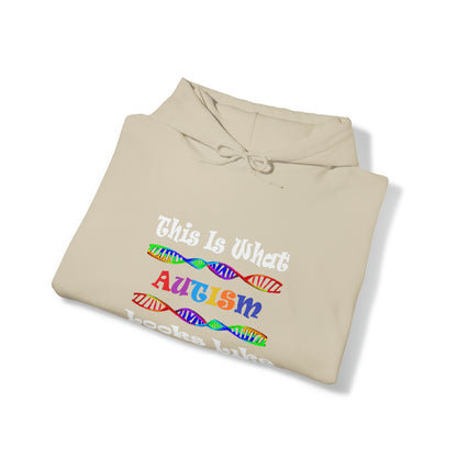 This is What Autism Looks Like Autism Awareness Unisex Heavy Blend™ Hooded Sweatshirt