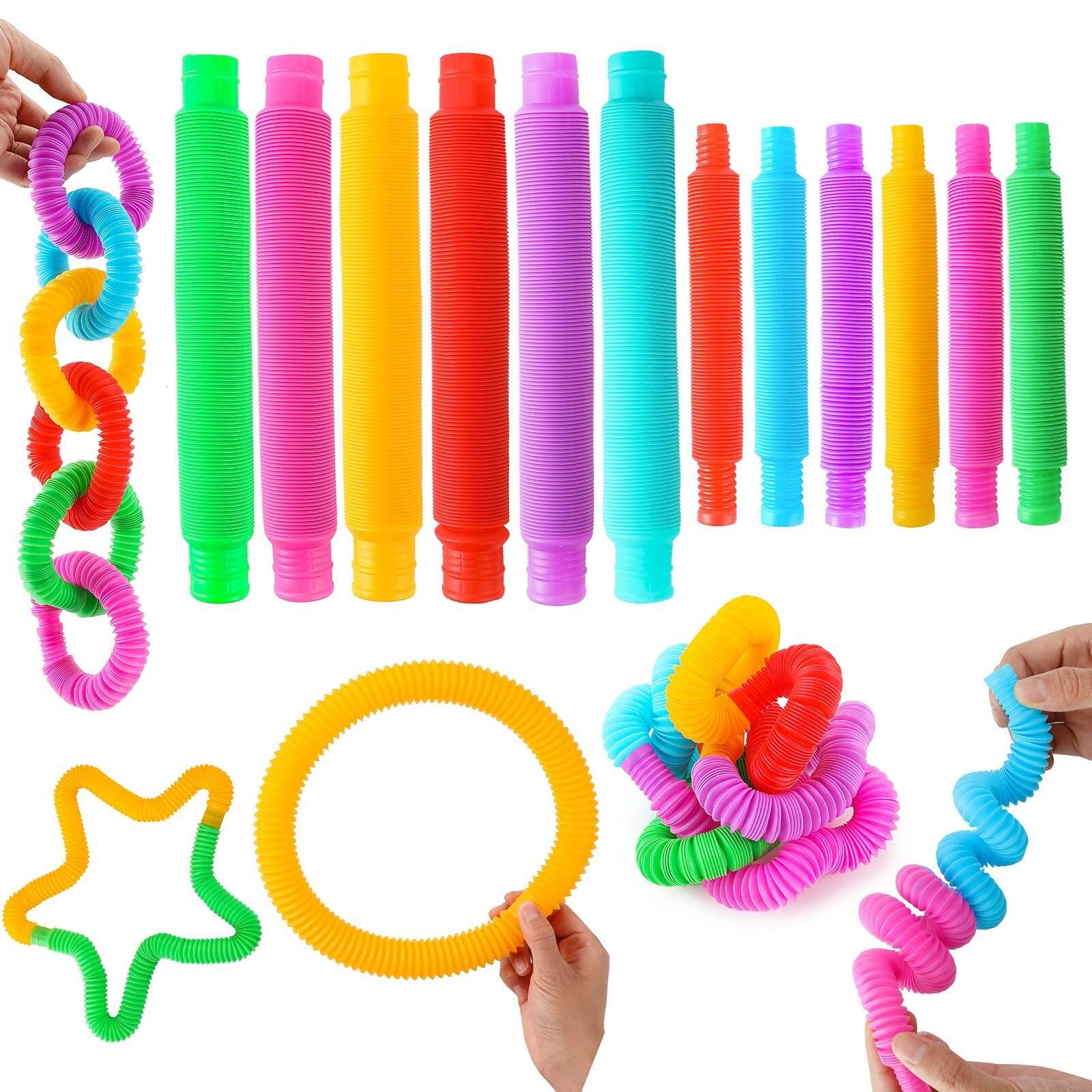 8 Piece Sensory Straw Set - Sensory Stim Toy for People with Autism, ADHD and Other Neurodivergent Conditons - Autism Apparel