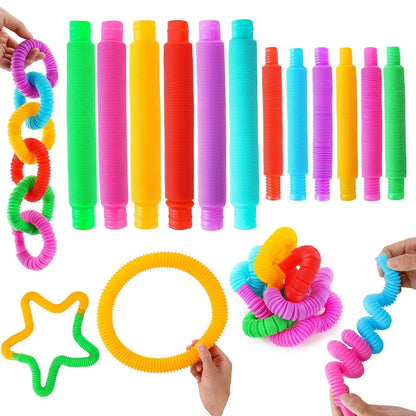 8 Piece Sensory Straw Set - Sensory Stim Toy for People with Autism, ADHD and Other Neurodivergent Conditons - Autism Apparel