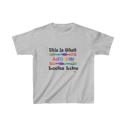 This is What Autism Looks Like - Autism Awareness Kids Heavy Cotton™ Tee