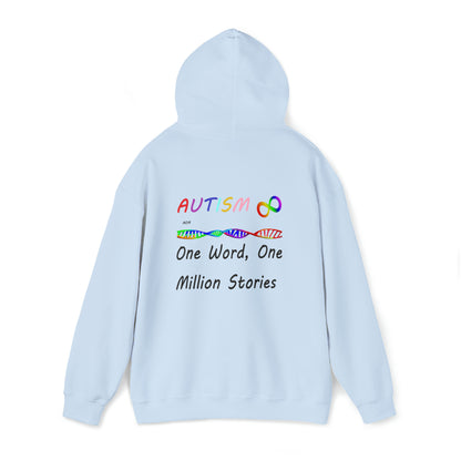 Double Sided - What Autism Looks Like/Million Stories Unisex Heavy Blend™ Hooded Sweatshirt