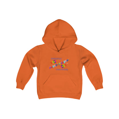 Two Sided Print Youth Heavy Blend Hooded Sweatshirt - Neurodiverse/What Autism Looks Like