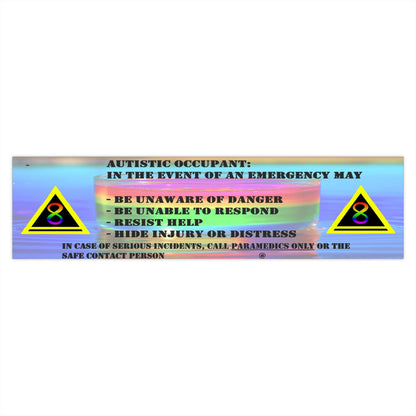 Autism Safety - Autistic Occupant Safety Stickers - Autism Apparel