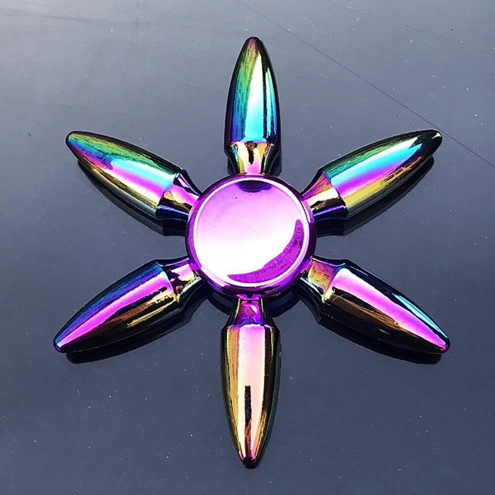 Autism Stim Toy - Metal Rainbow Fidget Spinner Colorful Anti-Anxiety Toy - Autism Apparel