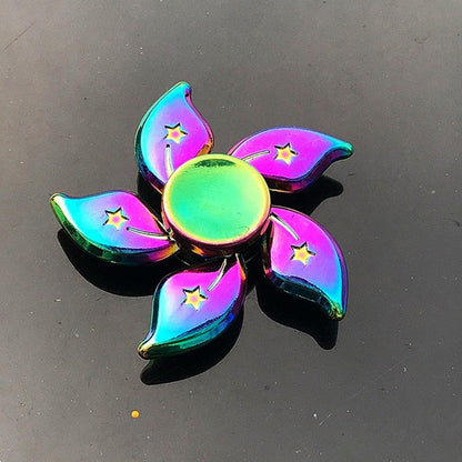 Autism Stim Toy - Metal Rainbow Fidget Spinner Colorful Anti-Anxiety Toy - Autism Apparel