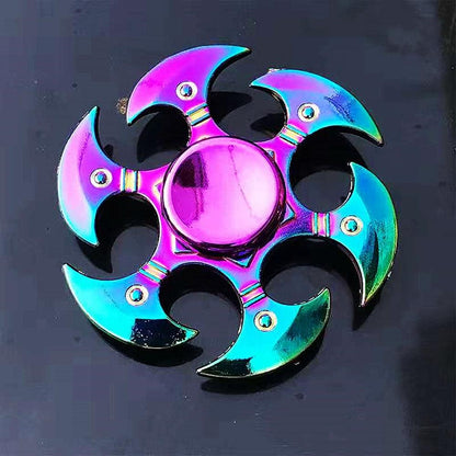 Autism Stim Toy - Metal Rainbow Fidget Spinner Colorful Anti-Anxiety Toy - Autism Apparel