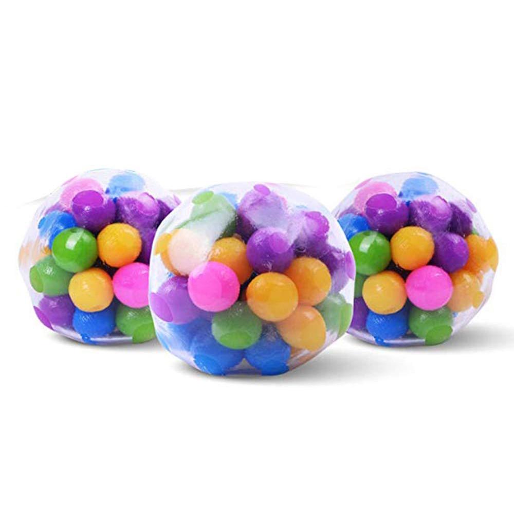 Autism Stim Toys - DNA Stress Balls Colorful Water Beads Squeeze Sensory Fidget Toy - Autism Apparel