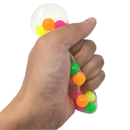 Autism Stim Toys - DNA Stress Balls Colorful Water Beads Squeeze Sensory Fidget Toy - Autism Apparel