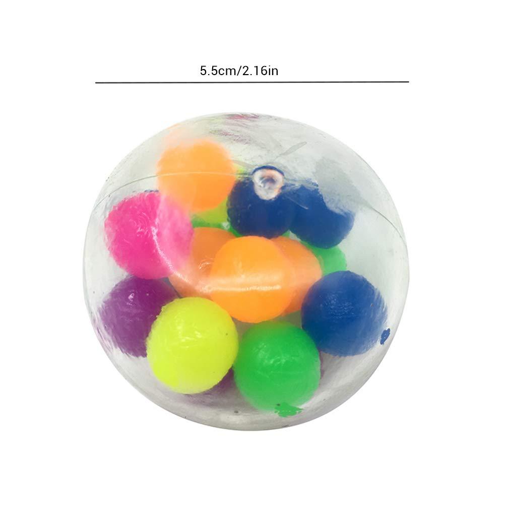 Autism Stim Toys - DNA Stress Balls Colorful Water Beads Squeeze Sensory Fidget Toy - Autism Apparel