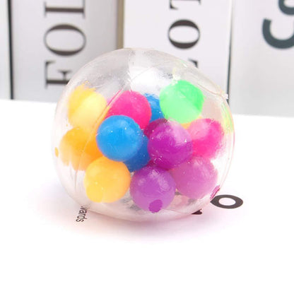 Autism Stim Toys - DNA Stress Balls Colorful Water Beads Squeeze Sensory Fidget Toy - Autism Apparel