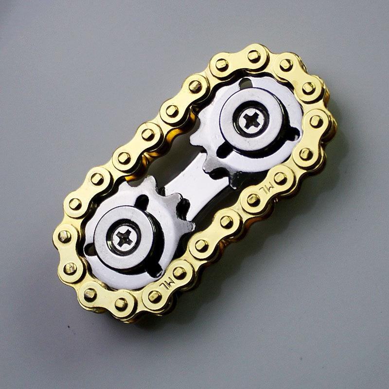 Chain and Sprocket Sensory Stim Fidget Spinner For Autism, ADHD, ADD - Autism Apparel