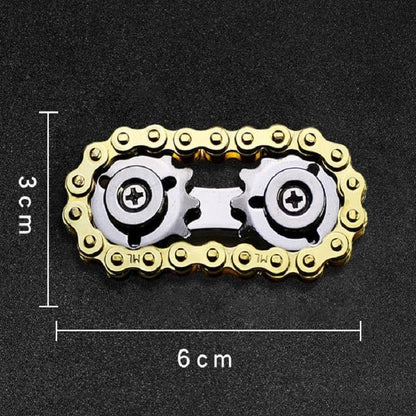 Chain and Sprocket Sensory Stim Fidget Spinner For Autism, ADHD, ADD - Autism Apparel