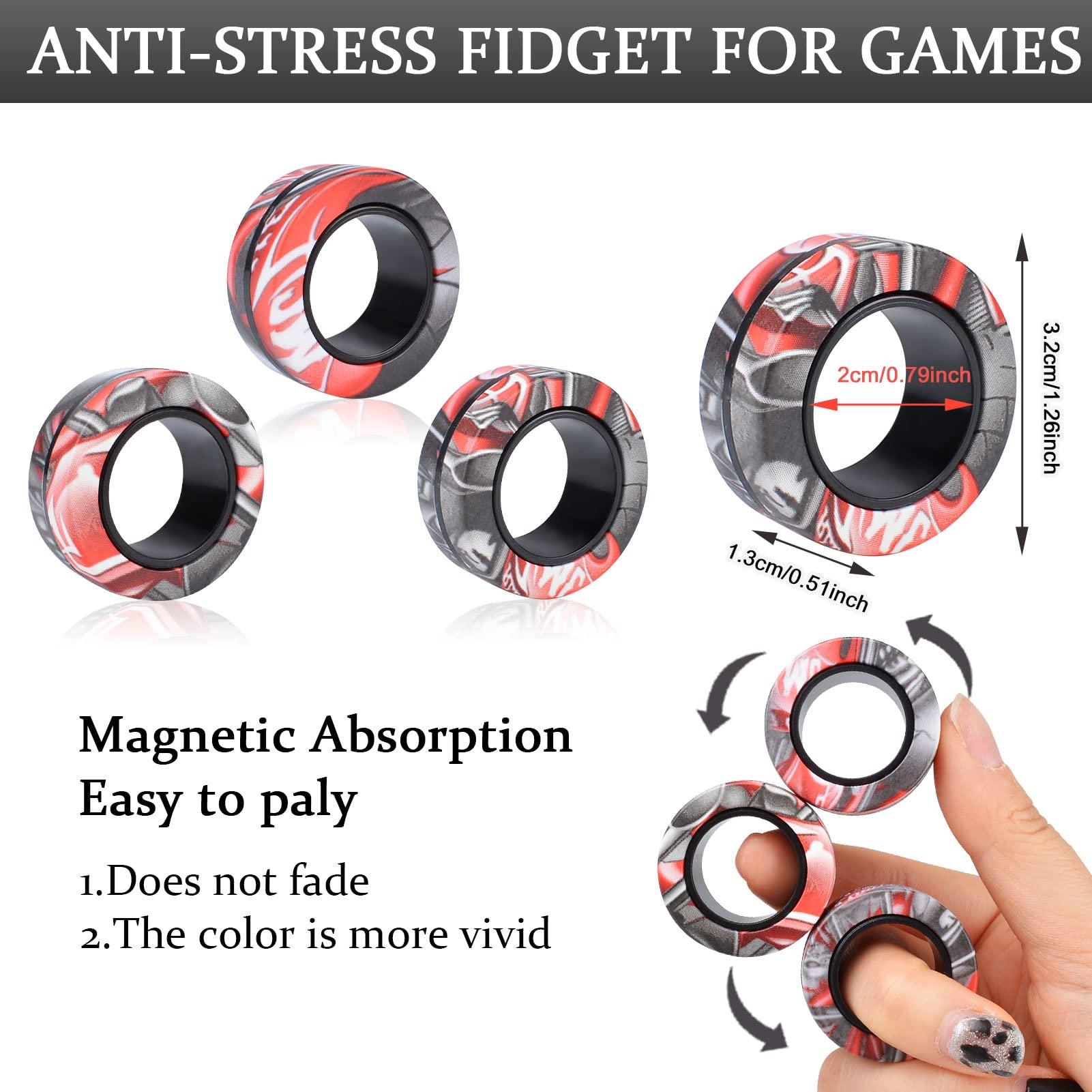 Magnetic 3 Piece Fidget Spinner for People with Autism, ADHD and Other Neurodivergent Conditions - Autism Apparel