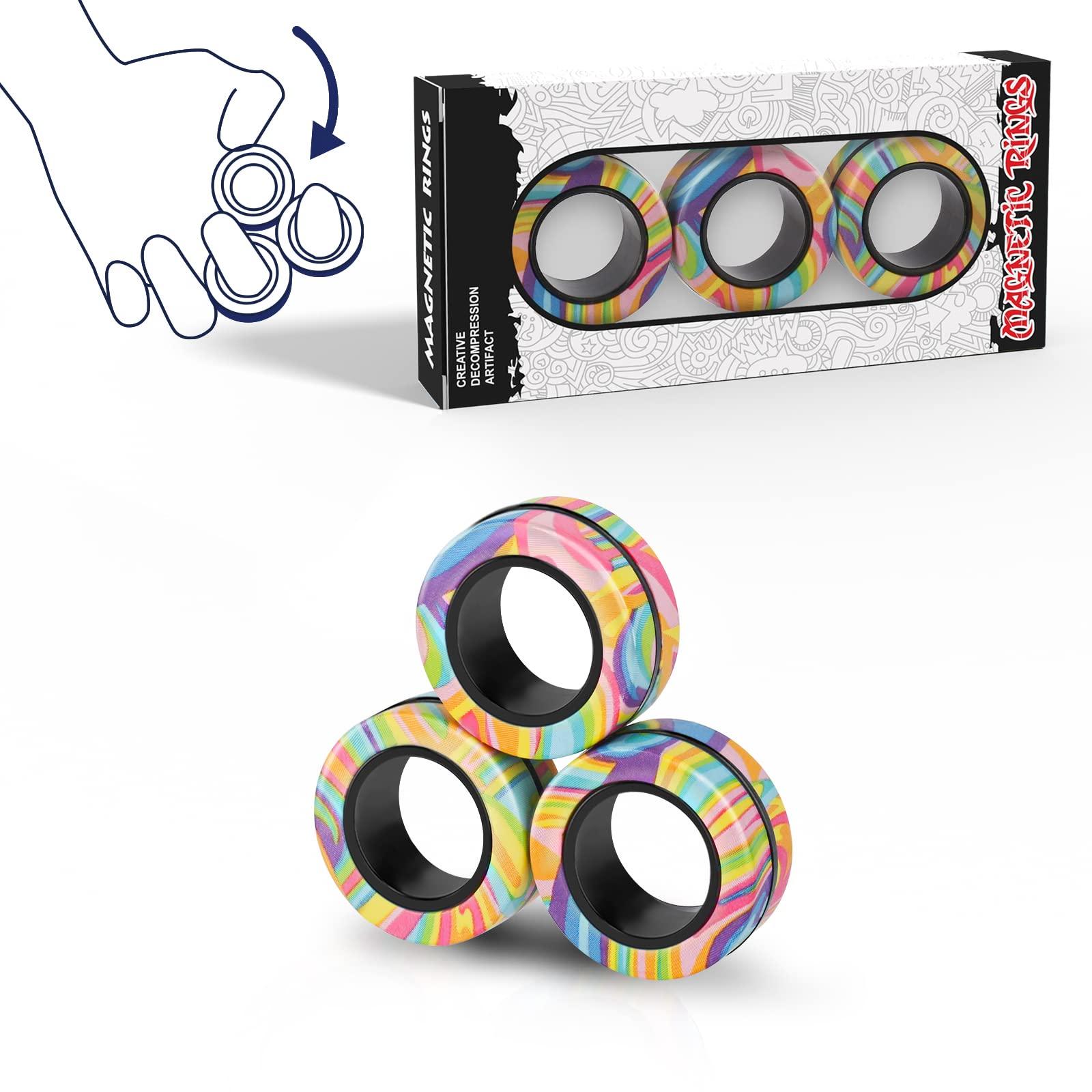 Magnetic 3 Piece Fidget Spinner for People with Autism, ADHD and Other Neurodivergent Conditions - Autism Apparel