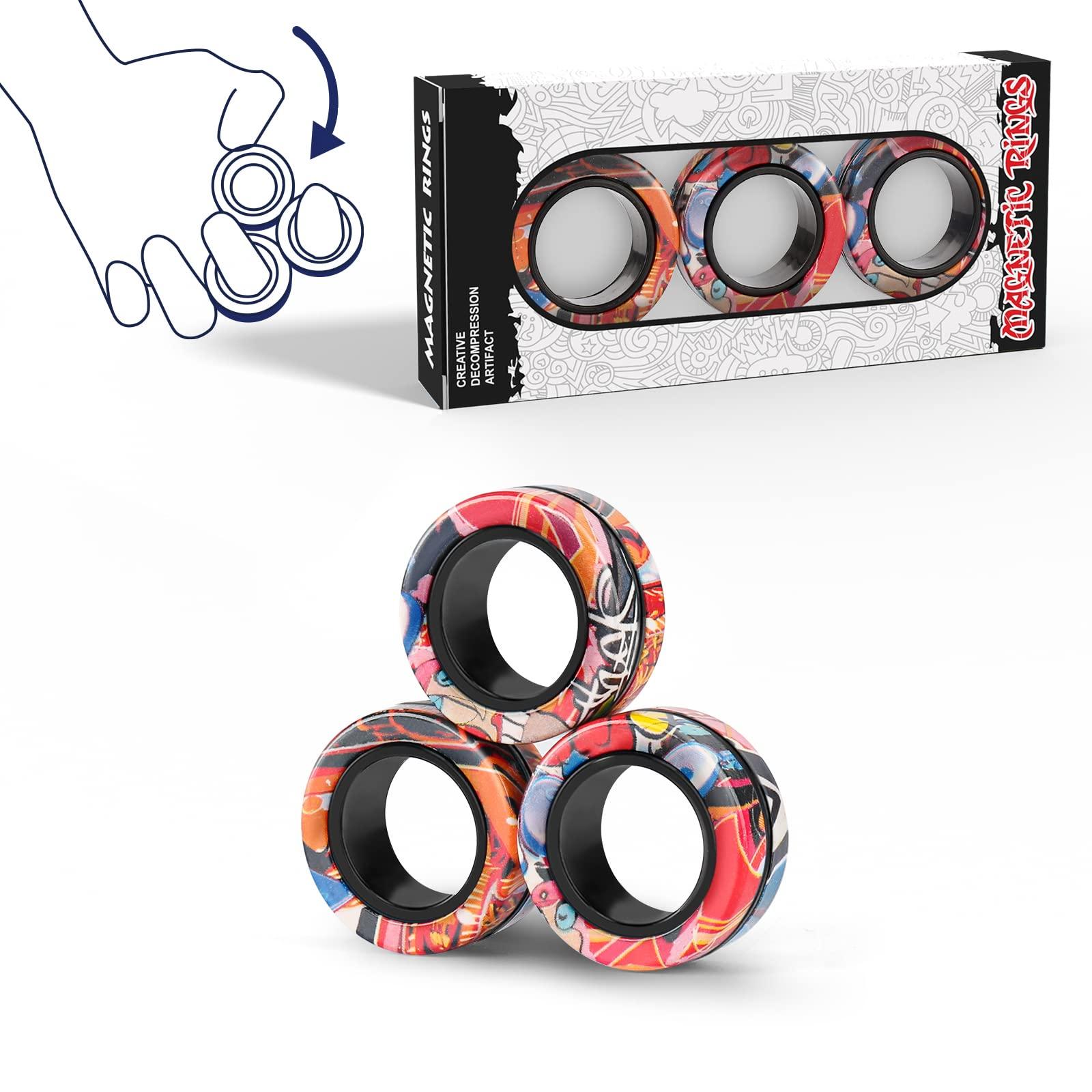 Magnetic 3 Piece Fidget Spinner for People with Autism, ADHD and Other Neurodivergent Conditions - Autism Apparel