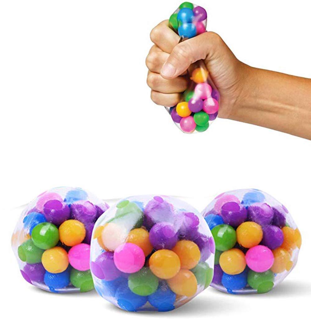 Autism Stim Toys - DNA Stress Balls Colorful Water Beads Squeeze Sensory Fidget Toy - Autism Apparel