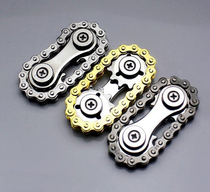 Chain and Sprocket Sensory Stim Fidget Spinner For Autism, ADHD, ADD - Autism Apparel